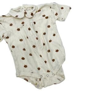 Kate Quinn Cream Pumpkin Onesie‎ Bodysuit